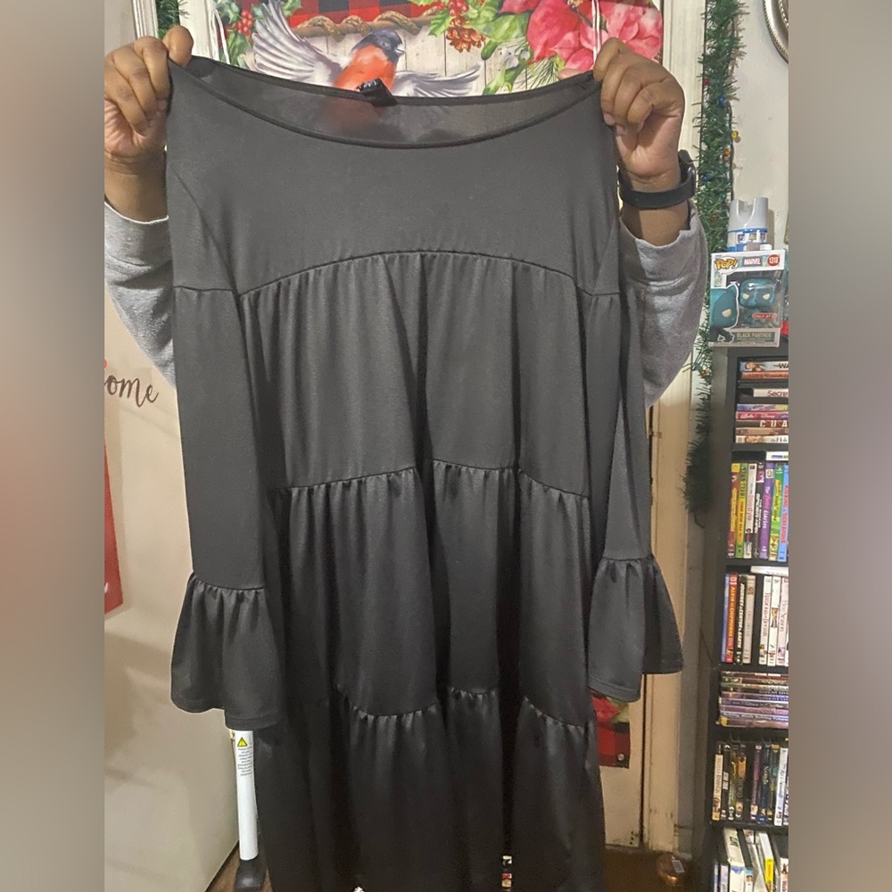 Black Ruffle Dress